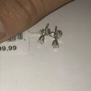 .25 ct diamond earing studs .5ct set NWT